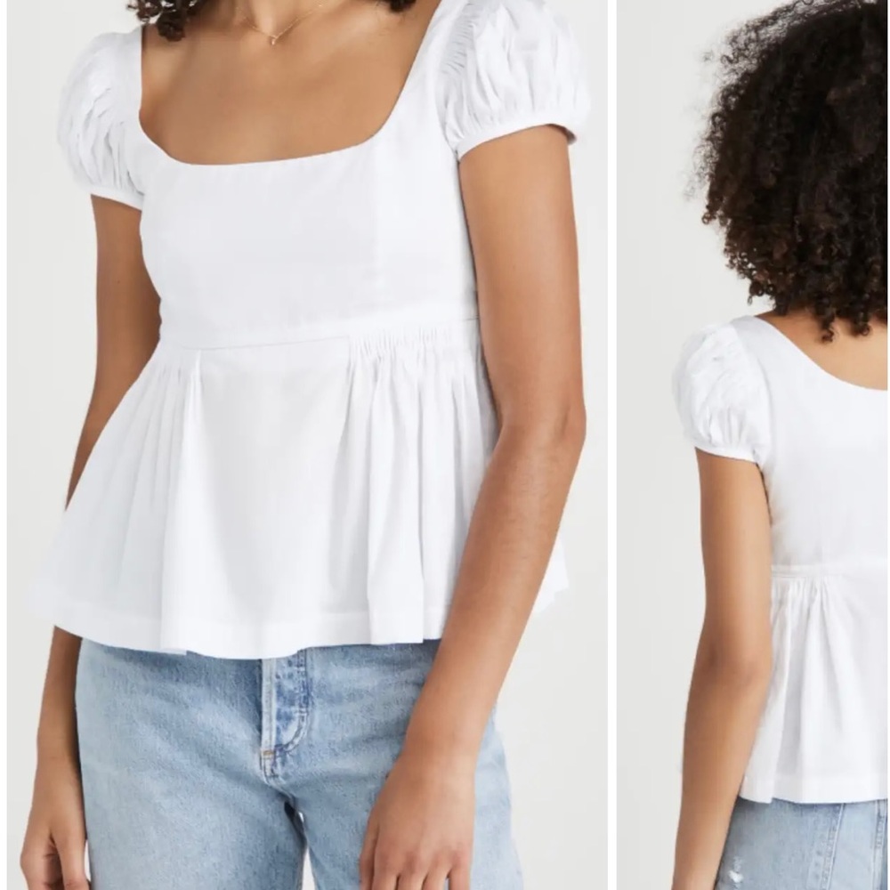 Rebecca Taylor Puff Sleeve Empire Top
Waxflower, 0
